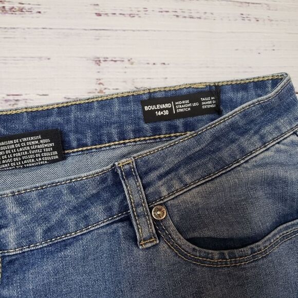 BUFFALO DAVID BITTON Boulevard mid-rise straight leg jeans  Style 1136303 - Picture 5 of 12